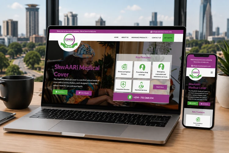 Modern Insurance Website Workspace