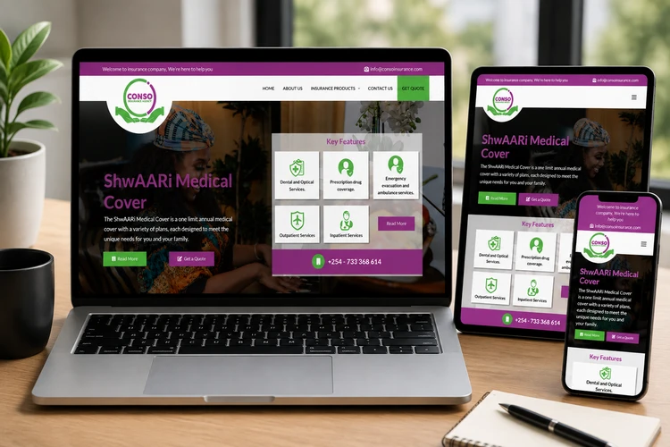 Modern Insurance Website Workspace1