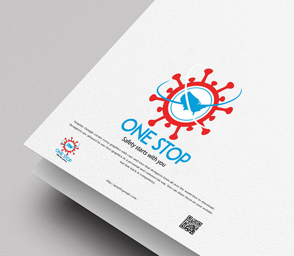 Onestop logo and graphic design