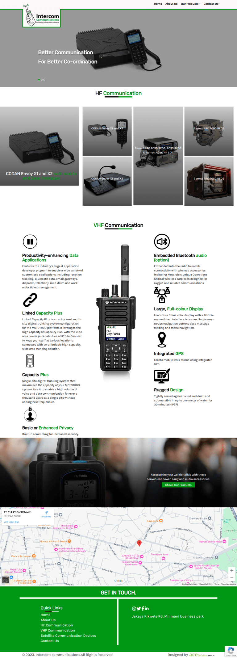 INTERCOM COMMUNICATIONS - Ace Solution Africa Ltd